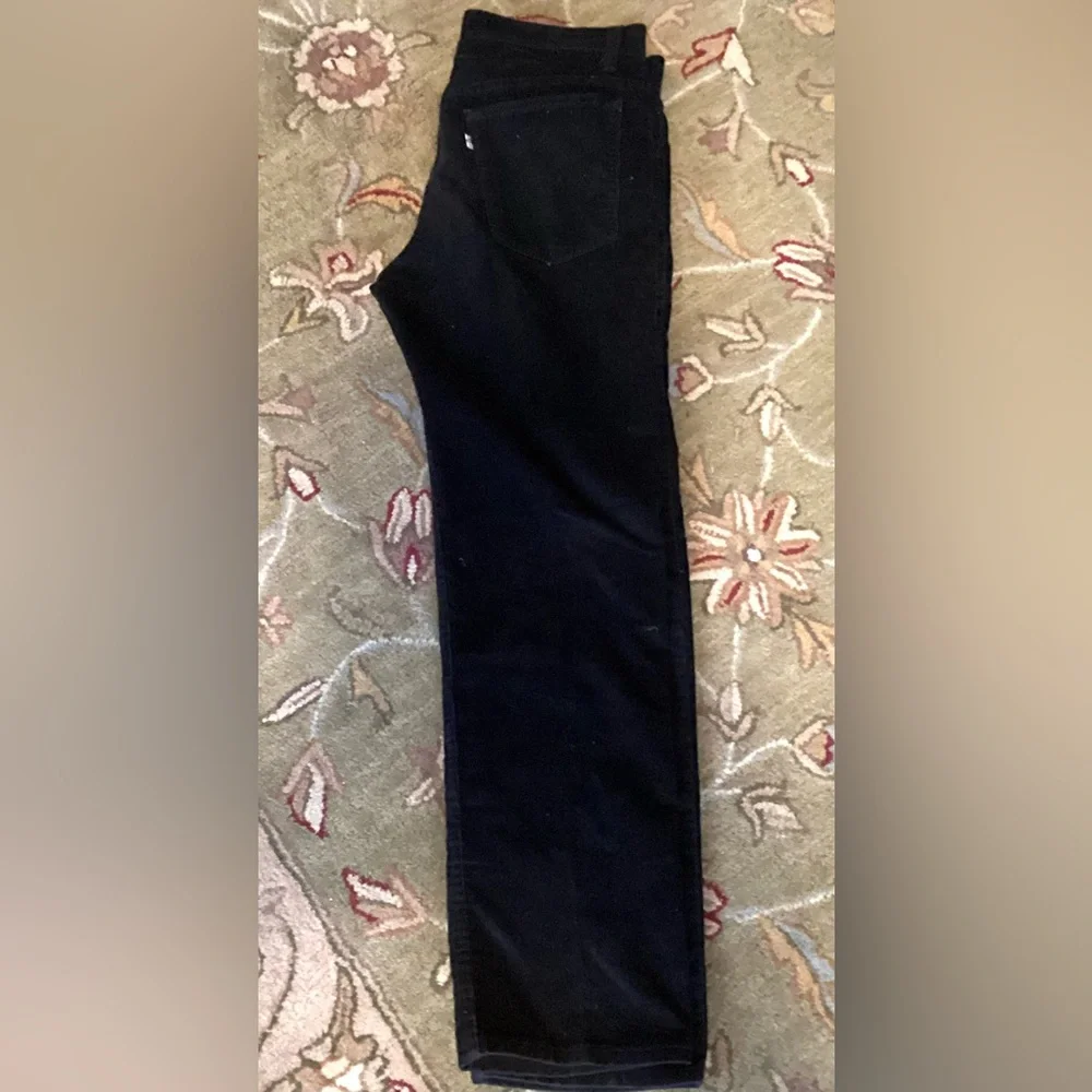 🆘  Levi’s Vintage Corduroy Jeans BLACK 519 WHITE TAG DEADSTOCK 36 X 30 UniSex
